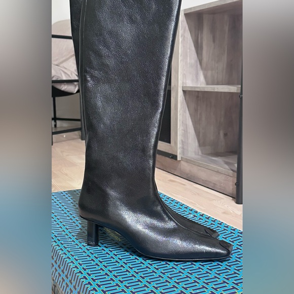 Tory Burch Tubo Knee-High Leather Boots - Picture 2 of 7